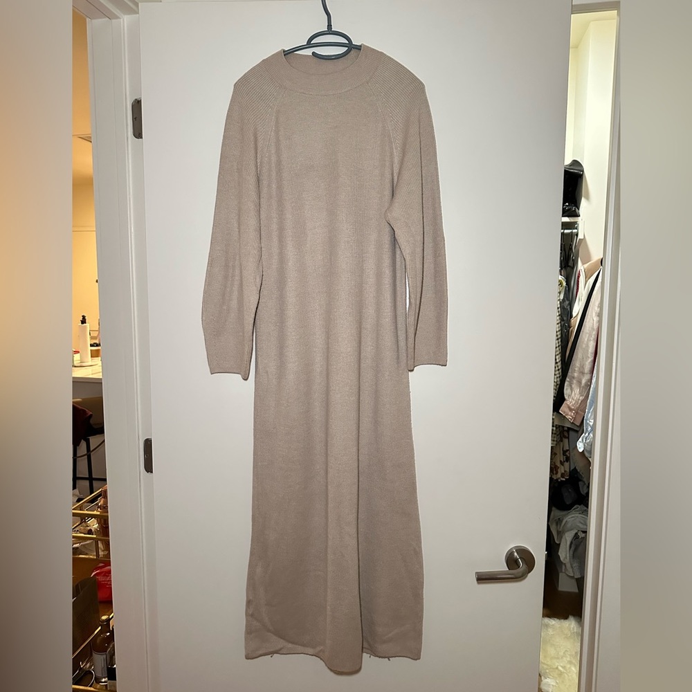 Mango midi sweater dress